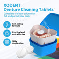 All-in-One Denture Cleaning Premium Kit with 1 Year Supply of Denture Cleaning Tablets - XODENT
